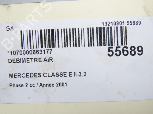 Mass air flow sensor MERCEDES-BENZ E-CLASS (W210) E 320 CDI (210.026) | BP32399593M95