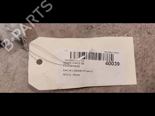 Used Heater resistor DACIA LOGAN MCV (KS_) 1.6 16V Hi-Flex (105 hp) 11677278