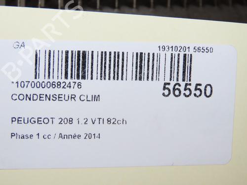 Radiateur de chauffage PEUGEOT 208 I (CA_, CC_) 1.2 VTI 82 (82 hp) 31324628