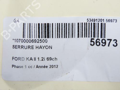 tailgate-lock-ford-ka-ru8-2008-2009-2010-2011-2012-2013-2014-2015-2016-32277478 main image