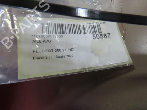 Used Left front fenders PEUGEOT 306 Hatchback (7A, 7C, N3, N5) 2.0 HDI 90 (90 hp) 28830946