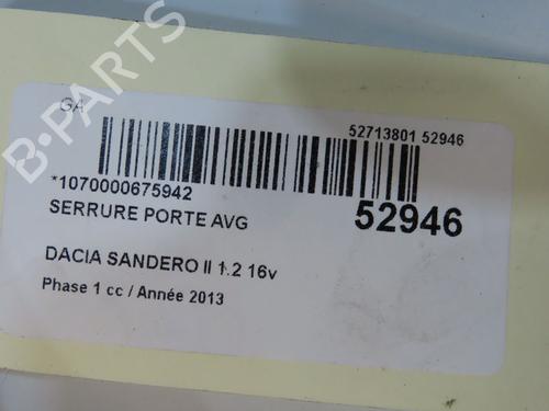 Front left lock DACIA SANDERO II 1.2 | BP33770444C98 - Image 4