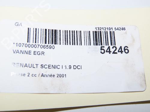 Used Egr RENAULT SCÉNIC I MPV (JA0/1_, FA0_) 1.9 dCi RX4 (102 hp) 31843261