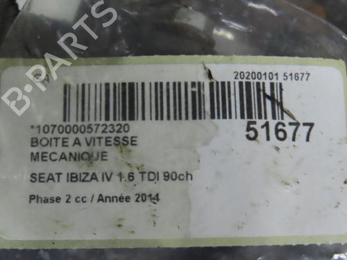 Gearbox SEAT IBIZA IV (6J5, 6P1) 1.6 TDI | BP30978808M3