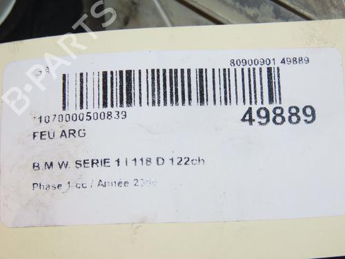 Used Left taillight BMW 1 (E87) 118 d (122 hp) 16740965