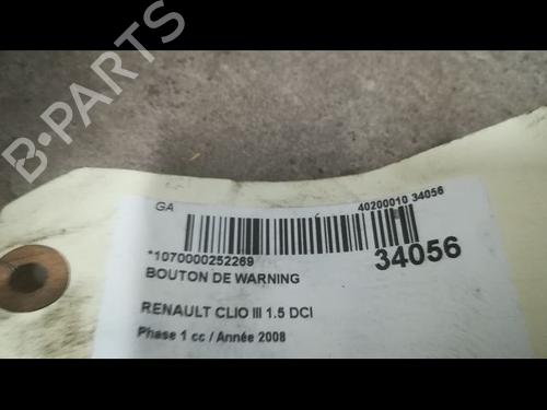 Warning switch RENAULT CLIO III (BR0/1, CR0/1) 1.5 dCi (BR17, CR17) | BP23174213I22 - Image 3