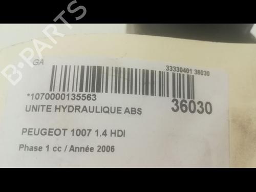 ABS Bremseaggregat PEUGEOT 1007 (KM_) 1.4 HDi (68 hp) 23173585