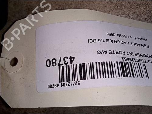 Used Front left interior door handle Front left interior door handle RENAULT LAGUNA III (BT0/1) 1.5 dCi (BT00, BT0A, BT0T, BT1J) (110 hp) 9619064 9619064