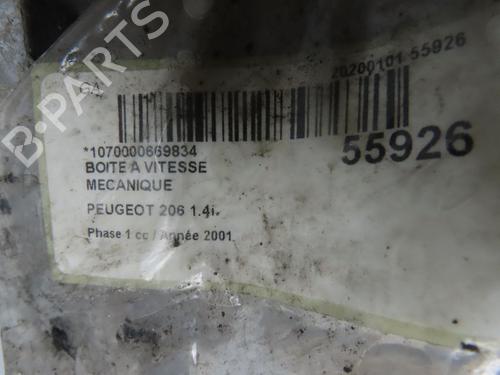 Gearbox PEUGEOT 206+ (2L_, 2M_) 1.4 i (2LKFWA, 2MKFWA) | BP30978814M3 