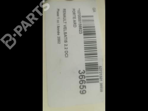 Right rear door RENAULT VEL SATIS (BJ0_) 2.2 dCi (BJ0E, BJ0F) | BP9601052C5 
