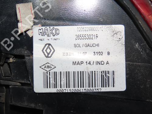 Left taillight RENAULT CLIO IV (BH_) 1.5 dCi 90 | BP30955852C34