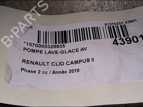 Used Washer pump RENAULT CLIO II (BB_, CB_) 1.5 dCi (B/CB3M) (64 hp) 14881644