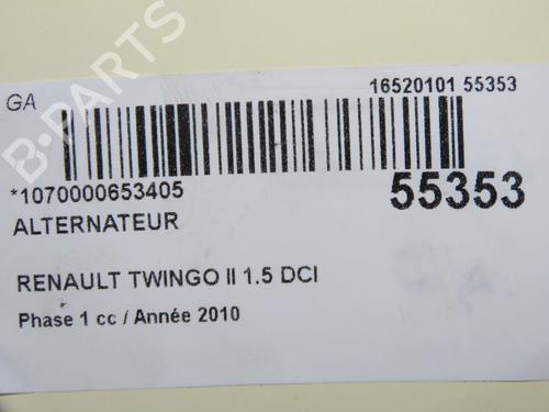Alternateur RENAULT TWINGO II (CN0_) 1.5 dCi (CN0E) (64 hp) 32100420