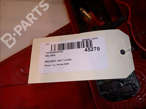 Left taillight PEUGEOT 1007 (KM_) 1.4 HDi | BP11976536C34 