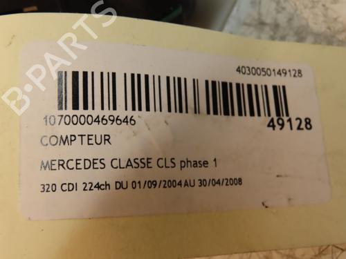 Used Instrument cluster MERCEDES-BENZ CLS (C219) CLS 320 CDI (219.322) (224 hp) 16688239