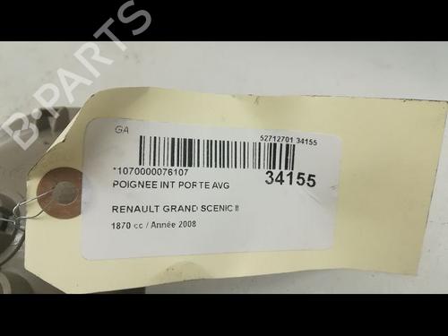 Used Front left interior door handle RENAULT GRAND SCÉNIC II (JM0/1_) 1.9 dCi (JM14) (131 hp) 9596105