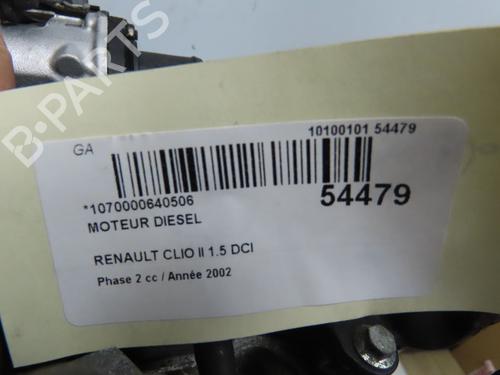 Used Engine RENAULT CLIO II (BB_, CB_) 1.5 dCi (B/CB07) (65 hp) 31151606