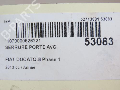 Front left lock FIAT DUCATO Van (250_) 115 Multijet 2,0 D | BP28968843C98 