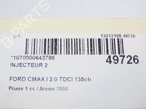 Injector FORD FOCUS C-MAX (DM2) 2.0 TDCi | BP29263754M100 