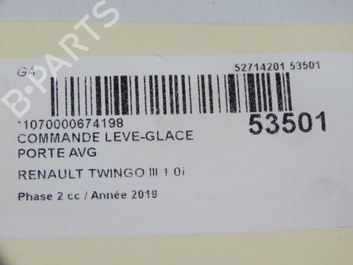 Left front window switch RENAULT TWINGO III (BCM_, BCA_) 1.0 SCe 75 | BP32354777I27 - Image 4