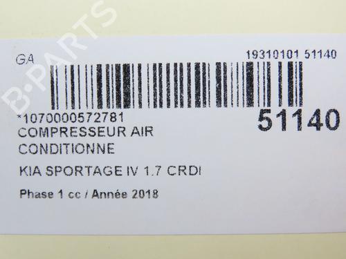AC compressor KIA SPORTAGE IV (QL, QLE) 1.7 CRDi | BP31120111M34  - Image 7