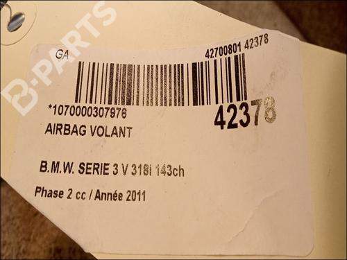 Driver airbag BMW 3 (E90) 318 d | BP9617255C9 