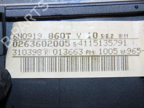 Used Instrument cluster VW POLO III (6N1) 60 1.4 (60 hp) 28830428
