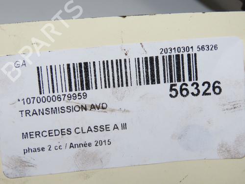 Right front driveshaft MERCEDES-BENZ A-CLASS (W176) A 160 CDI / d (176.011) | BP31242466M39 - Image 5