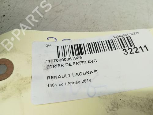 Used Left front brake caliper RENAULT LAGUNA Coupe (DT0/1) 1.5 dCi (110 hp) 23174040