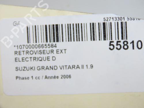Used Right mirror SUZUKI GRAND VITARA II (JT, TE, TD) 1.9 DDiS All-wheel Drive (JT419, TD44, JB419WD, JB419XD,... (129 hp) 32076129