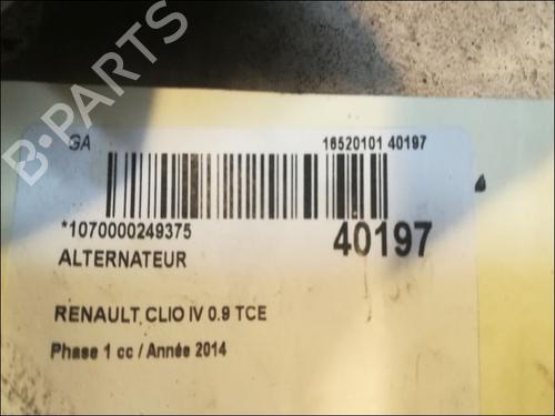 Generator RENAULT CLIO IV (BH_) 0.9 TCe 90 (BHNF, BHMA, BHMH, BHJK, BHJR) (90 hp) 9609614