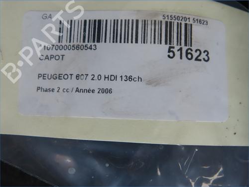 hood-peugeot-607-9d-9u-2000-26404386 main image