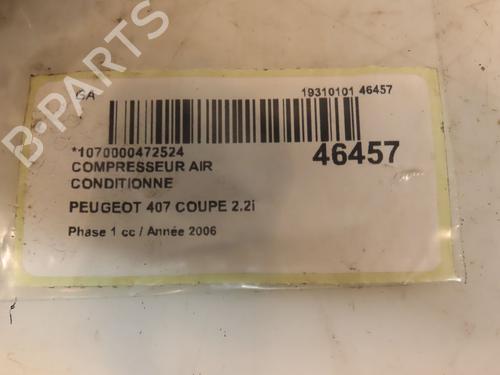 AC-Kompressor PEUGEOT 407 Coupe (6C_) 2.2 16V (163 hp) 16586390