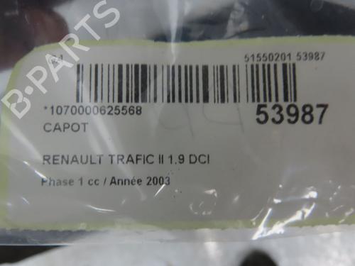 Used Hood RENAULT TRAFIC II Bus (JL) 1.9 dCI 80 (JL0B) (82 hp) 30522335
