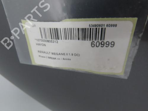 Used Tailgate Tailgate RENAULT MEGANE II Estate (KM0/1_) 1.9 dCi (131 hp) 39084122 39084122