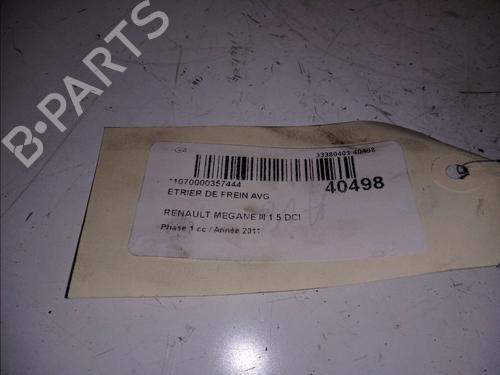 Left front brake caliper RENAULT MEGANE III Grandtour (KZ0/1) 1.5 dCi (KZ09, KZ0D, KZ1G, KZ29, KZ14, KZ1W, KZ10, KZ1F,... | BP14878306M105 