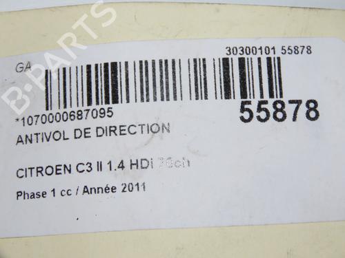 Used Ignition barrel CITROËN C3 II (SC_) 1.4 HDi 70 (SC8HZC, SC8HR0, SC8HP4) (68 hp) 31179704