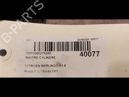Brake master cylinder CITROËN BERLINGO MULTISPACE (B9) 1.6 HDi 90 | BP9613213M77 - Image 2