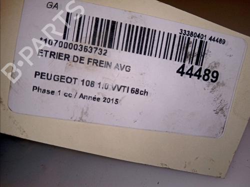 Used Left front brake caliper PEUGEOT 108 1.0 VTi (69 hp) 14878484