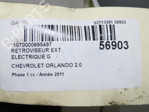 Left mirror CHEVROLET ORLANDO (J309) 2.0 D | BP31865292C26 
