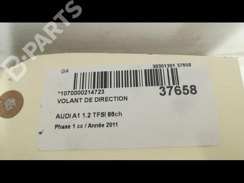 Steering wheel AUDI A1 (8X1, 8XK) 1.2 TFSI | BP9605788C49 