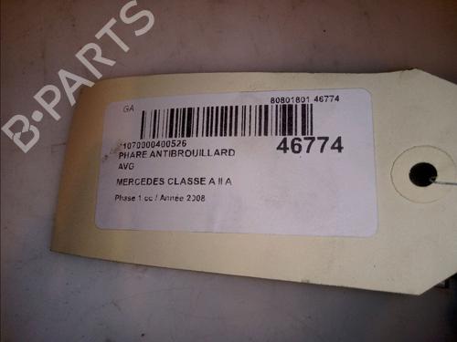 Used Left front fog light MERCEDES-BENZ A-CLASS (W169) A 180 CDI (169.007, 169.307) (109 hp) 14951985