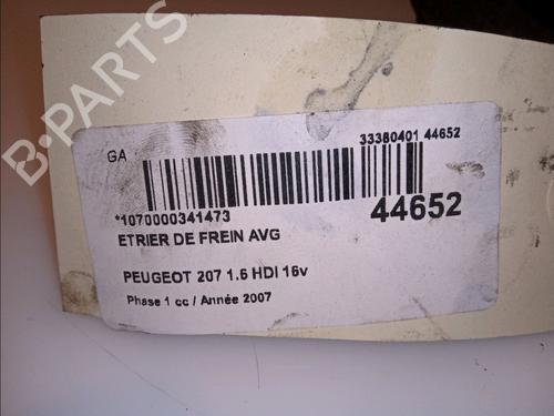 Used Left front brake caliper PEUGEOT 207 (WA_, WC_) 1.6 HDi (109 hp) 14878497