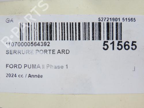 Rear right lock FORD PUMA (J2K, CF7) 1.0 Flexifuel | BP28831934C99 