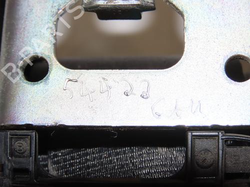 Venstre foran beltestrammer RENAULT MEGANE III Hatchback (BZ0/1_, B3_) 1.5 dCi (BZ1G, BZ1W, BZ0R) (95 hp) 28968220