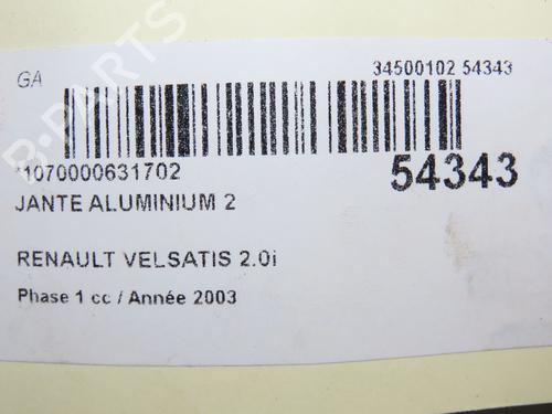 Fælk RENAULT VEL SATIS (BJ0_) 2.0 16V Turbo (BJ0K) | BP33998773C45  - Image 9