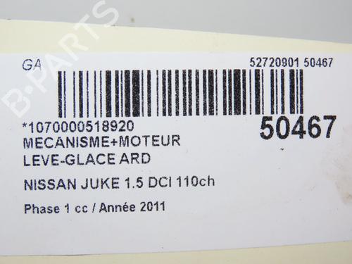 rear-right-window-mechanism-nissan-juke-f15-15-dci-827201u600-2010-2011-2012-2013-2014-2015-2016-2017-2018-2019-18953698 main image