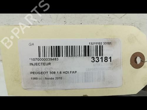 Injector PEUGEOT 308 I (4A_, 4C_) 1.6 HDi | BP9596027M100 