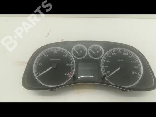 Used Instrument cluster PEUGEOT 307 (3A/C) 1.6 HDi 110 (109 hp) 9601125