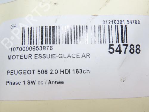 rear-wiper-motor-peugeot-508-sw-i-8e_-2010-2011-2012-2013-2014-2015-2016-2017-2018-31121291 main image